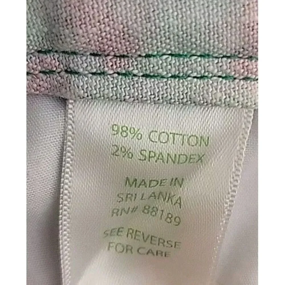 Lilly Pulitzer Worth‎ Skinny Mini Jeans Womens 8 Floral Printed Denim